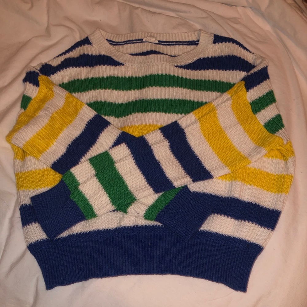 garage striped sweater